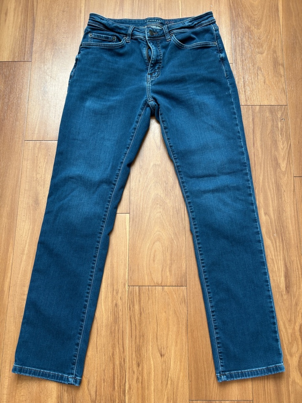 7 Diamonds Generation Denim Men’s Slim Straight Dark Blue Jeans